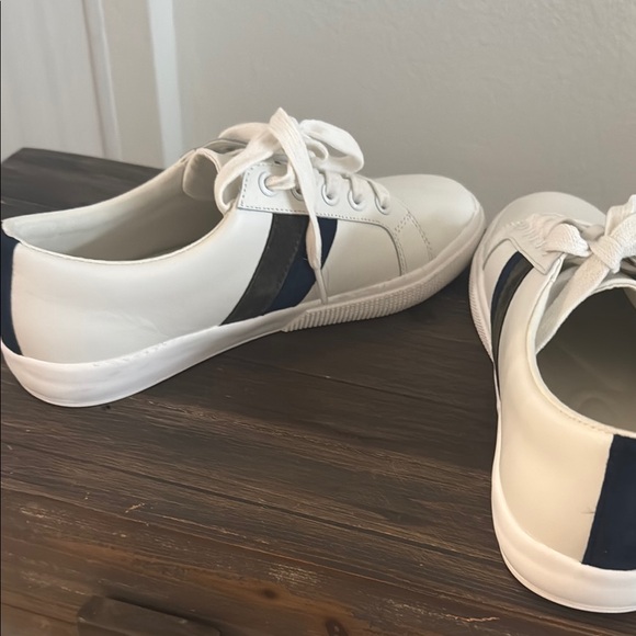 White and Navy Sneakers by RL - Picture 7 of 8